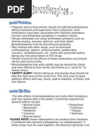 SAFETY ALERT: Clients Taking An Anti-Anxiety Drug Should Not