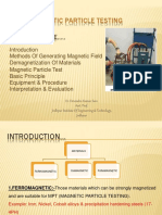 Unit-4 Magnetic Particle Testing: Course Outline .