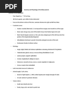 Anatomy and Physiology of The Biliary System