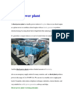 Diesel Power Plant: The Plant Electric Generator