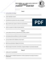 Evaluación Diagnóstica de Tecnologías Segundo y Tercer Grado