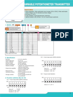 Potentiometer Transmitter PF-KCBP