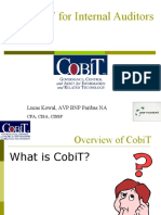 Cobit For Internal Auditors: Lucas Kowal, Avp BNP Paribas Na