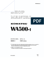 Sm-Komatsu Wa500-1 Wheel Loader Service Manual