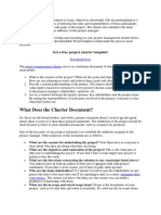 What Does The Charter Document?: Get A Free Project Charter Template!