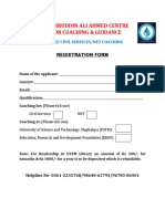 Coaching Form Format