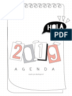 AGENDA 2019 by Sofiapricot