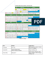 Malaysia Public Holidays 2011 Calendar