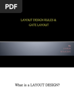 Layout Design Rules & Gate Layout: S.Varun M.Tech (EST)