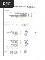 Basic Data:: Calculation of Gust Effect Factor