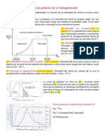 Curvas de Potencia de Un Aerogenerador