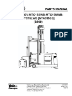 Каталог запчастей Yale MTC 13-15 (B869) PDF