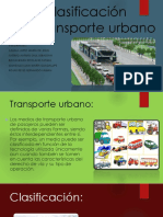 Clasificación Del Transporte