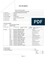 Fisa Disciplina