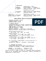 Settlement of Soil - Calculation