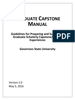 Graduate Capstone Guide