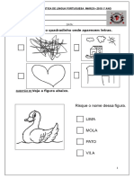 Avaliação Diagnóstica de Português 1º Ano