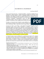 O Espaço Didático e A Transposição - HALTÉ