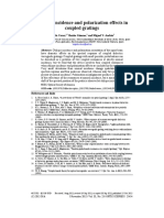 Oblique Incidence and Polarization Effects in Coupled Gratings