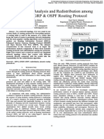 Performance Analysis and Redistribution Among Ripv2, Eigrp & Ospf Routing Protocol