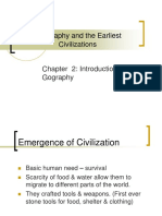 Geography and The Earliest Civilizations: Chapter 2: Introduction To Gography