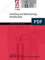 Installing and Maintaining Panelboards: NECA 407-2009