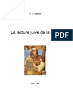 NATHAN - La Lecture Juive de La Bible PDF