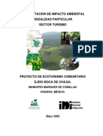 Proyecto Ecoturistico de L Ejido Boca de Chajul PDF