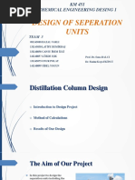 Design of Seperation Presentation Team-3