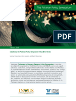 The Pakistan Policy Symposium: Introducing The Pakistan Policy Symposium Policy Brief Series