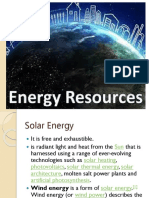 Energy Resources