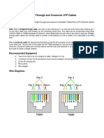 Building Straight-Through and Crossover UTP Cables