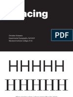 Christian Schwartz Spacing (Typography)