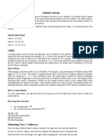 Subnet Mask PDF