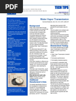 Tips For Water Vapor Permeance