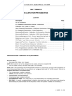 SECTION 4012 Calibration Procedures