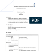 Detailed Lesson Plan in Science V