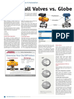 V-Ball Valve Vs Globe Valve