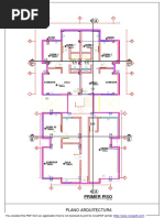 Plano Arq Piso 1