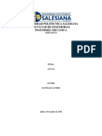 Universidad Politécnica Salesiana Facultad de Ingenierias Ingeniería Mecánica