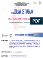 Ponencia Plan de Trabajo y DX Salud