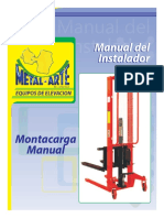 Montacarga Manual