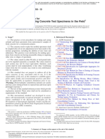 ASTM C31-19 Standard Practice For Making and Curing Concrete Test Specimens in The Field