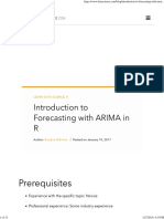 ARIMA Modelling Notes PDF