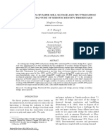 Characteristics of Paper Mill Sludge and Its Utilization For The Manufacture of Medium Density Fiberboard