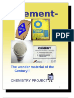 Cement-: The Wonder Material of The Century!!