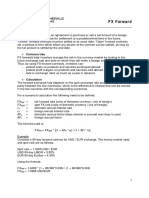 FX Forward Contracts