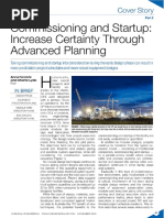 Commissioning and Startup - Increase Certainty Through Advanced Planning