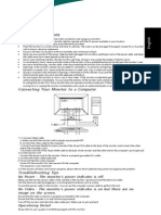 Safety Instructions: Connecting Your Monitor To A Computer
