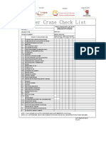 SAF 034 Crane Check List
